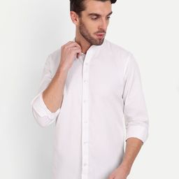 MEGHZ Men Slim Fit Opaque Casual Shirt-image-98
