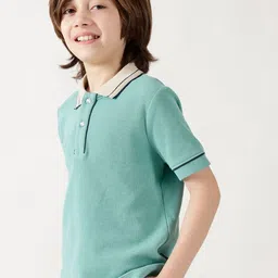 One Friday Boys Polo Collar Pockets T-shirt image 5