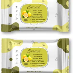 Summers Refreshing wet Tissues With Lemon Flavor (Pack of 2) 50 pcs 25 each-3