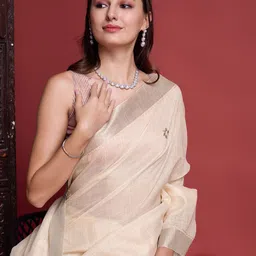 Mitera Floral Zari Saree-image-39