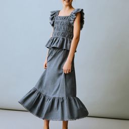 Mango Kids Girls A-Line Midi Skirt-image-13