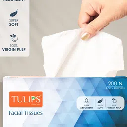 TULIPS Set Of 3 Facial Tissues 200 Pulls Each image 3