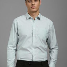 Louis Philippe Men Spread Collar Abstract Printed Cotton Formal Shirt-image-88
