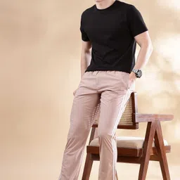 Mast & Harbour Men Straight Fit Trousers-picture-14