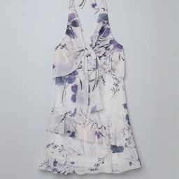 taffykids Girls Halter Neck A-Line Dress With Ruffles-image-86