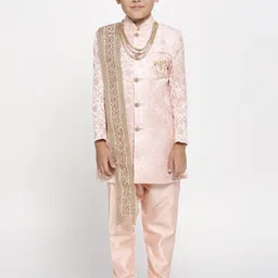 YK Infants Boys Embellished Sherwani Set-28