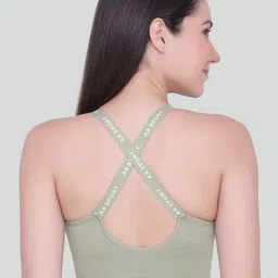 Glamoras Full Coverage Removable Padding Workout Bra image 2