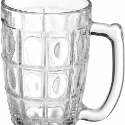 JUICE , BEER MUG SET OF 1 PCS MADE IN THAILAND Glass Beer Mug (400ml,Pack of 1) Glass Beer Mug-image-50