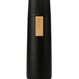 iSWEVEN Black Single Stainless Steel Solid Double Wall Vacuum Water Bottle-34