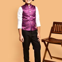 PRINTINDIA Boys Printed Nehru Jacket-43