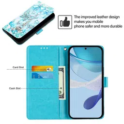 PEEPERLY Abstract Printed iPhone 16 Pro Flip Case Mobile Accessories image 4