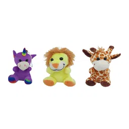 Natkhat Set of 3 Polyfill Animals and Birds Soft Toys and Dolls image 1