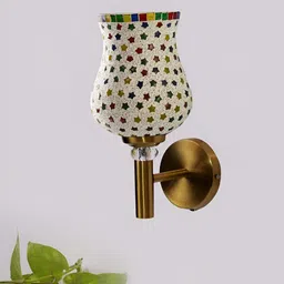 Devansh Textured Abstract Shaped Shaped Wall Lamp image 2