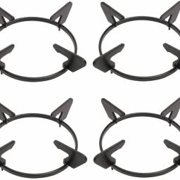 Pan Support Round Shape Size 15x15x5cm PACK OF 4 UNIT Iron Manual Gas Stove-image-5