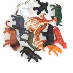12-PCS Wildlife Animal Toy Set|Realistic Mini Jungle Zoo Animals for Kids|509-image-84