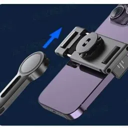EVAAENTERPRISES 2-Axis P02 Stabilizer Model in Black Color 2 Axis Gimbal for Mobile, Camera-1