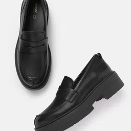 Geox Women Leather Chunky Loafers-52