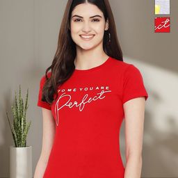 Tromko Women Typography 3 Printed Applique T-shirt-image-82