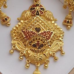 niva fashion Gold-Plated Alloy Jewellery Set-image-48