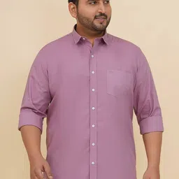 John Pride Men Solid Spread Collar Casual Shirt-image-92