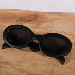 DukieKooky Unisex Kids Oval Sunglasses with Polarised and UV Protected Lens-56