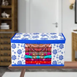 Kuber Industries Blue Set of 3 Regular Multi-Utility Organisers image 2
