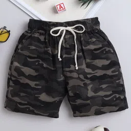 BAATCHEET Unisex Kids Camouflage Printed Cargo Shorts-1