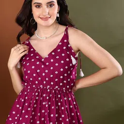 Stylum Polka Dot Print Peplum Crop Top-picture-0