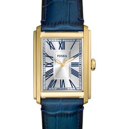 Fossil Men Dial & Leather Straps Analogue Watch FS6076I-Blue-14