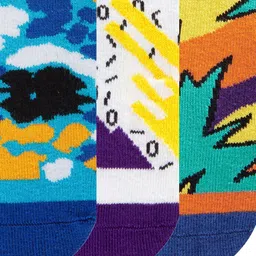 Dynamocks Pack Of 3 Patterned Calf-Length Socks image 2