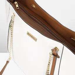 Mast & Harbour Structured Tote Bag with Tasselled image 5