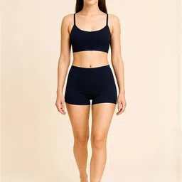 UllasPemium Women Navy Blue Cotton Blend Boy Shorts-picture-24