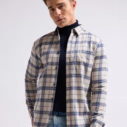 MISCHIEF MONKEY Men Classic Tailored Fit Printed Casual Shirt-image-17