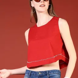 LIMEROAD Women Round Neck Cotton Top-picture-11