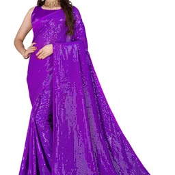 Moda Rapido Embellished Sequinned Pure Georgette Saree-image-99