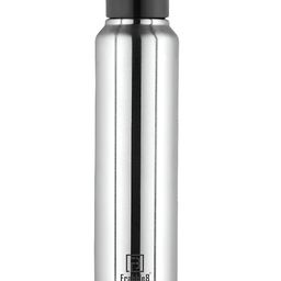 Frabble8 Silver-Toned Single Stainless Steel Solid Single Wall Vacuum Water Bottle-image-90