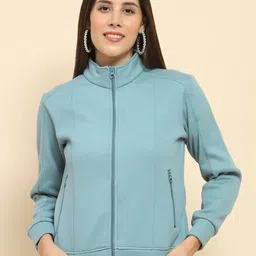 Global Republic Women Mock Collar Sweatshirt-image-39