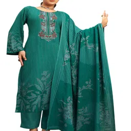DRAVINAM Trends Floral Woven Pashmina Unstitched Dress Material-image-73