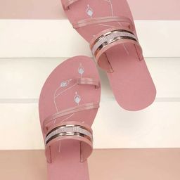 PENNEN Women Textured One Toe Flats-image-13