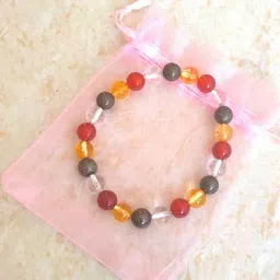 Divine souvenirs Unisex Artificial Beaded Elasticated Bracelet-picture-41