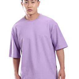 Beyoung Drop-Shoulder Sleeves Oversized Cotton T-shirt-image-52