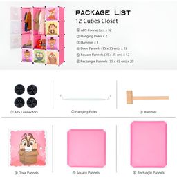 Sasimo Pink Set of 1 Water Resistant Multi-Utility Organisers image 3