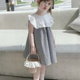 LULU & SKY Checked A-Line Dress-picture-17