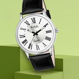 Relish Men Dial & Leather Straps Analogue Watch RE-NW2026-image-52