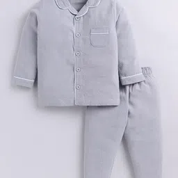 BABY GO Boys Pure Cotton Shirt With Trousers-image-52