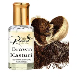 THE RUPAWAT Perfumery House Brown Kasturi Natural & Alcohol Free Attar - 12 ml-image-63