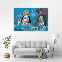 91 cm Lord Radhe Krishna (Posters-36Inch X 24Inch) Self Adhesive Sticker-image-29