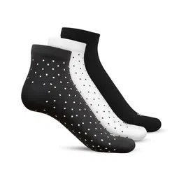 TalkingSox Pack Of 3 Printed Breathable Ankle-Length Socks-image-13