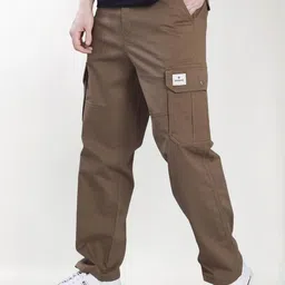 DIVISIVE Men Relaxed Straight Leg Easy Wash Cargos Trousers-picture-37