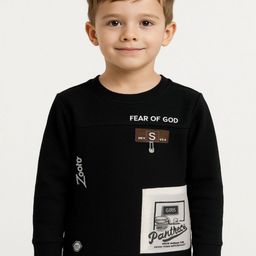 YK Boys Typography Printed T-shirt-image-57